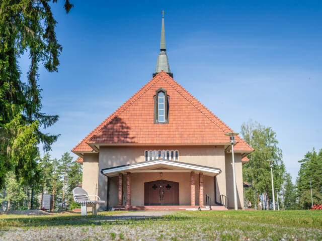 Haukivuoren kirkko.