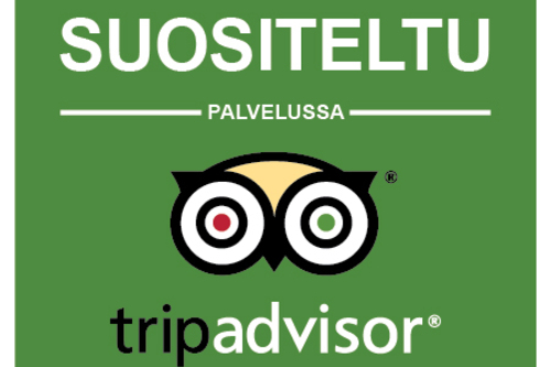 Tripadvisor-suosittelumerkki.