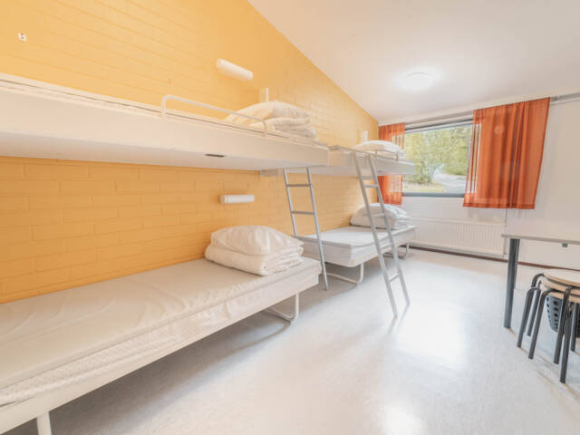 Ruunaniemen leirikeskuksen sisätiloja.