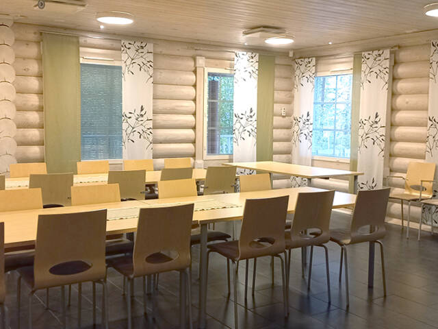 Särkirannan sisätiloja.