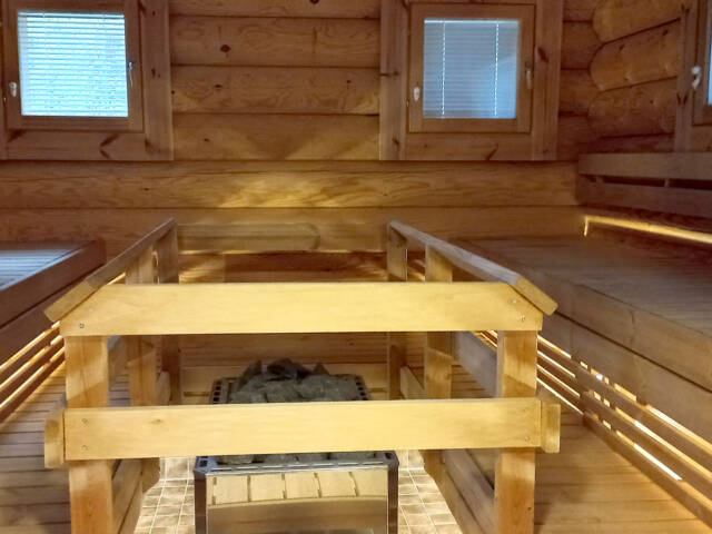 Särkirannan sisätiloja.