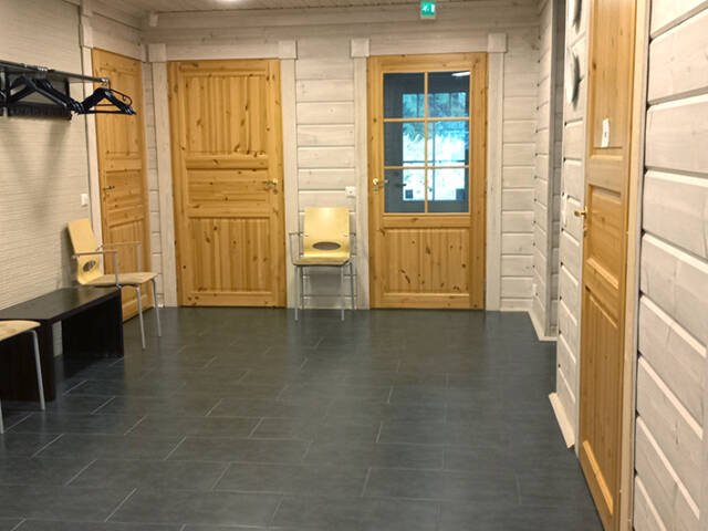Särkirannan sisätiloja.