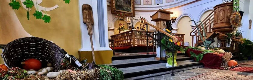 Drogomyslin seurakunnan kirkkotila.