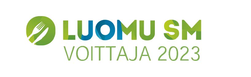 Luomuvoittaja 2023 -logo.