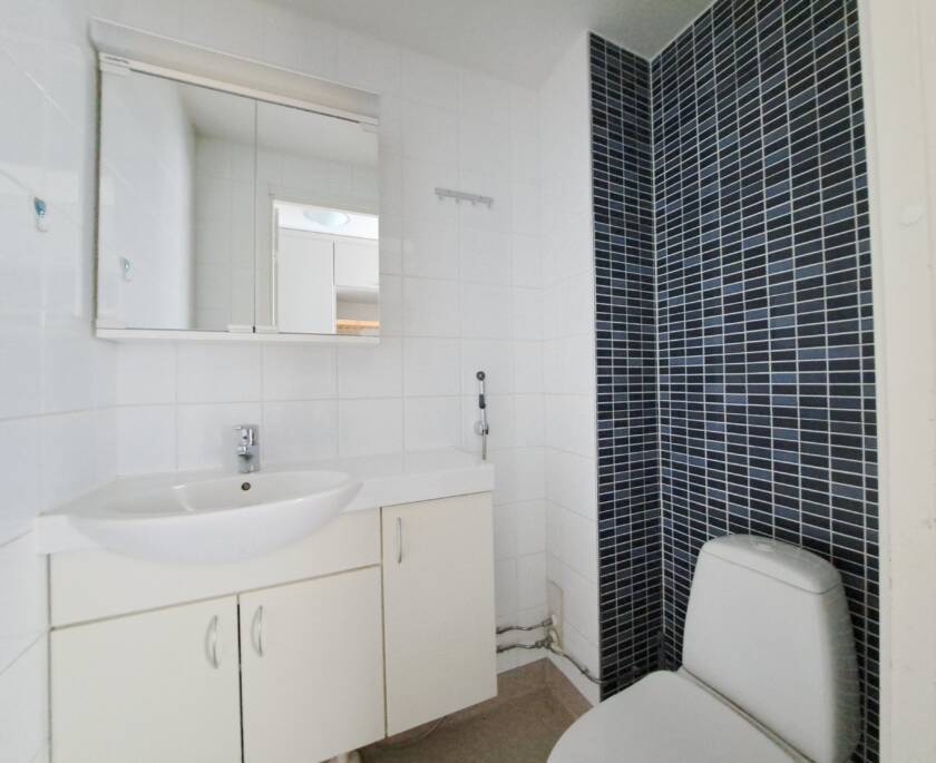 Savilahdenkatu 18 osoitteessa sijaitsevan asunnon wc.