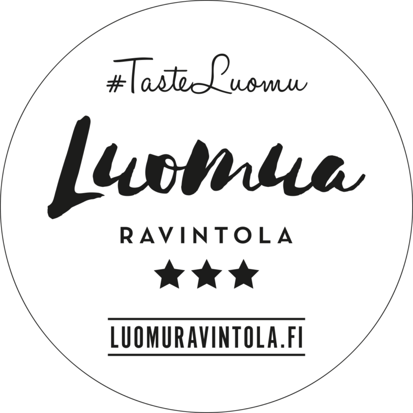 Taste Luomu kolme tähteä logo.