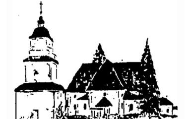Ristiinan kirkko piirroskuvana