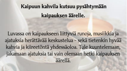 mainos kahvilasta